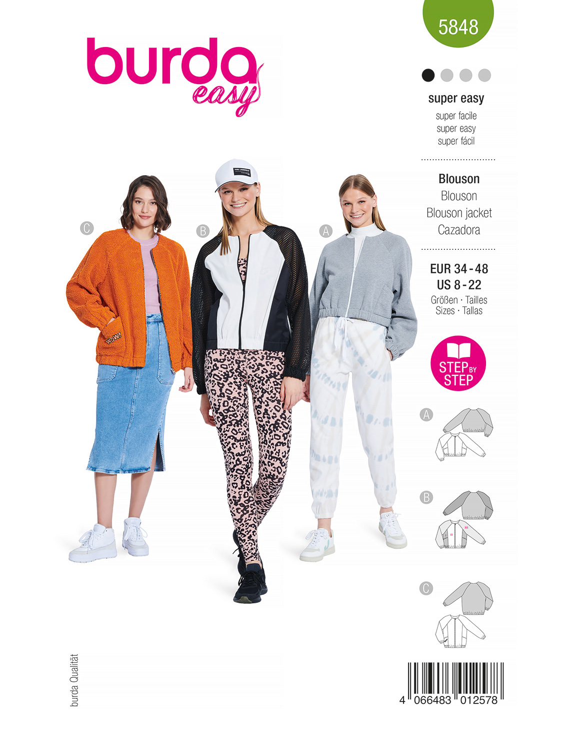 burda Schnittmuster 5848 – Bild 1