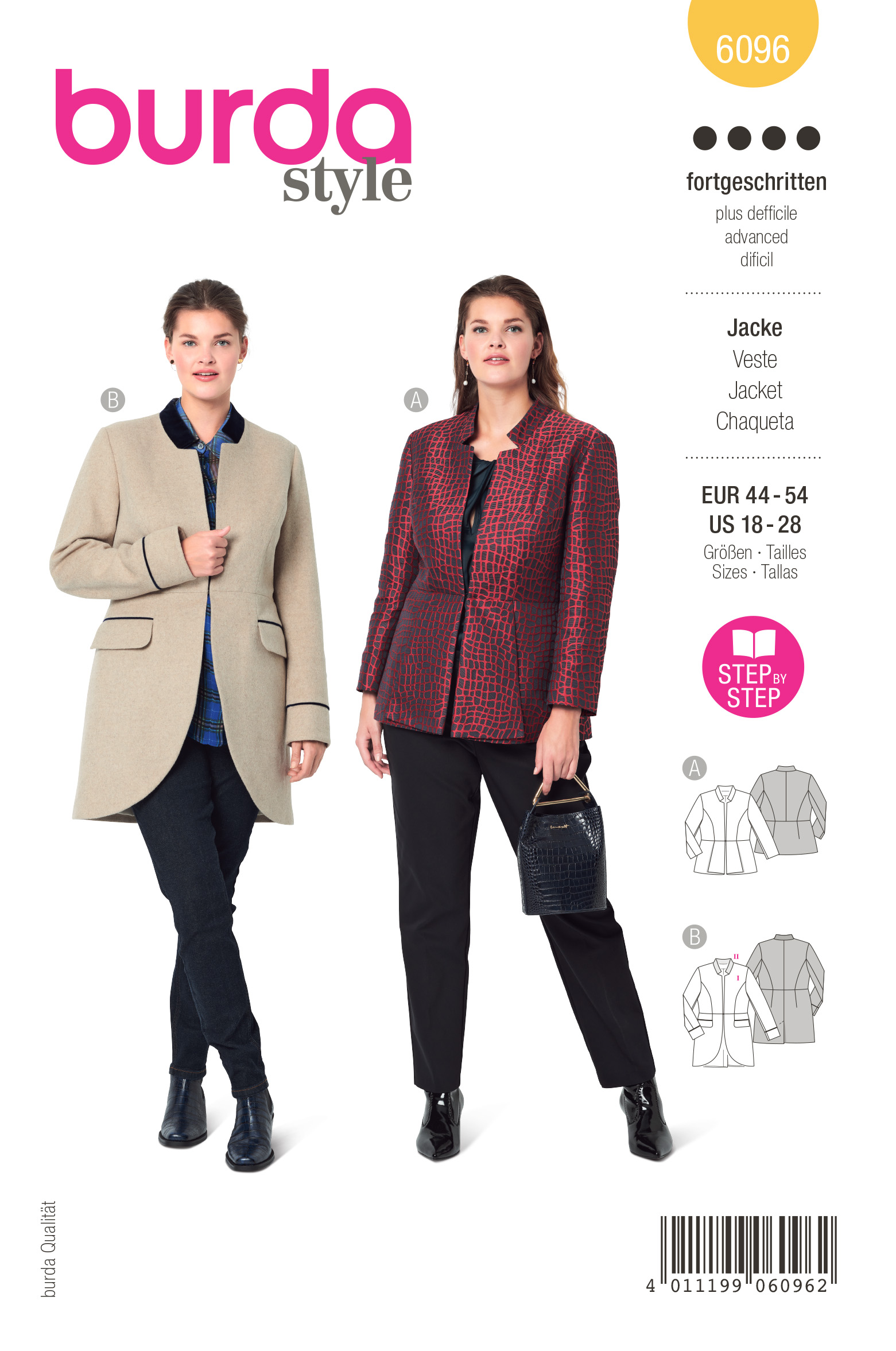 burda Schnittmuster 6096 – Bild 1