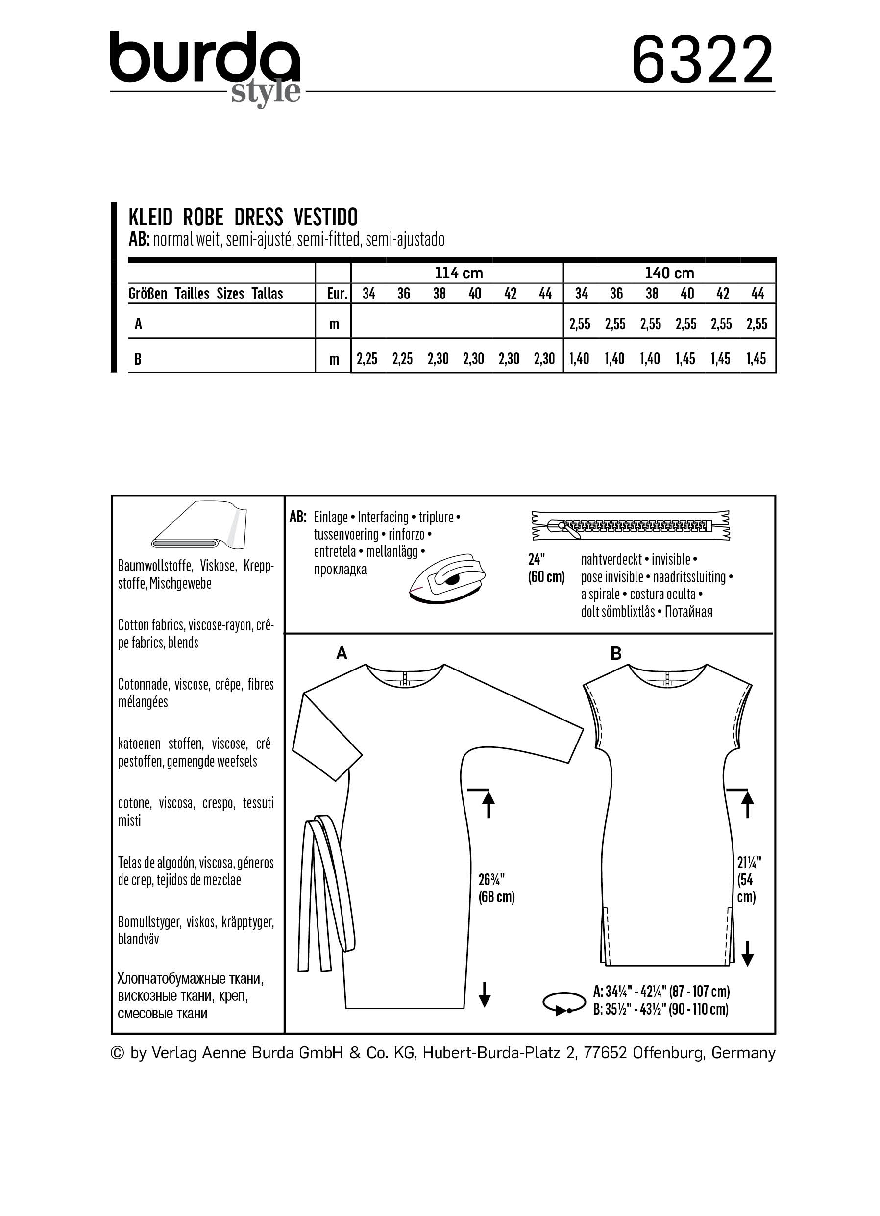 burda Schnittmuster 6322 – Bild 2