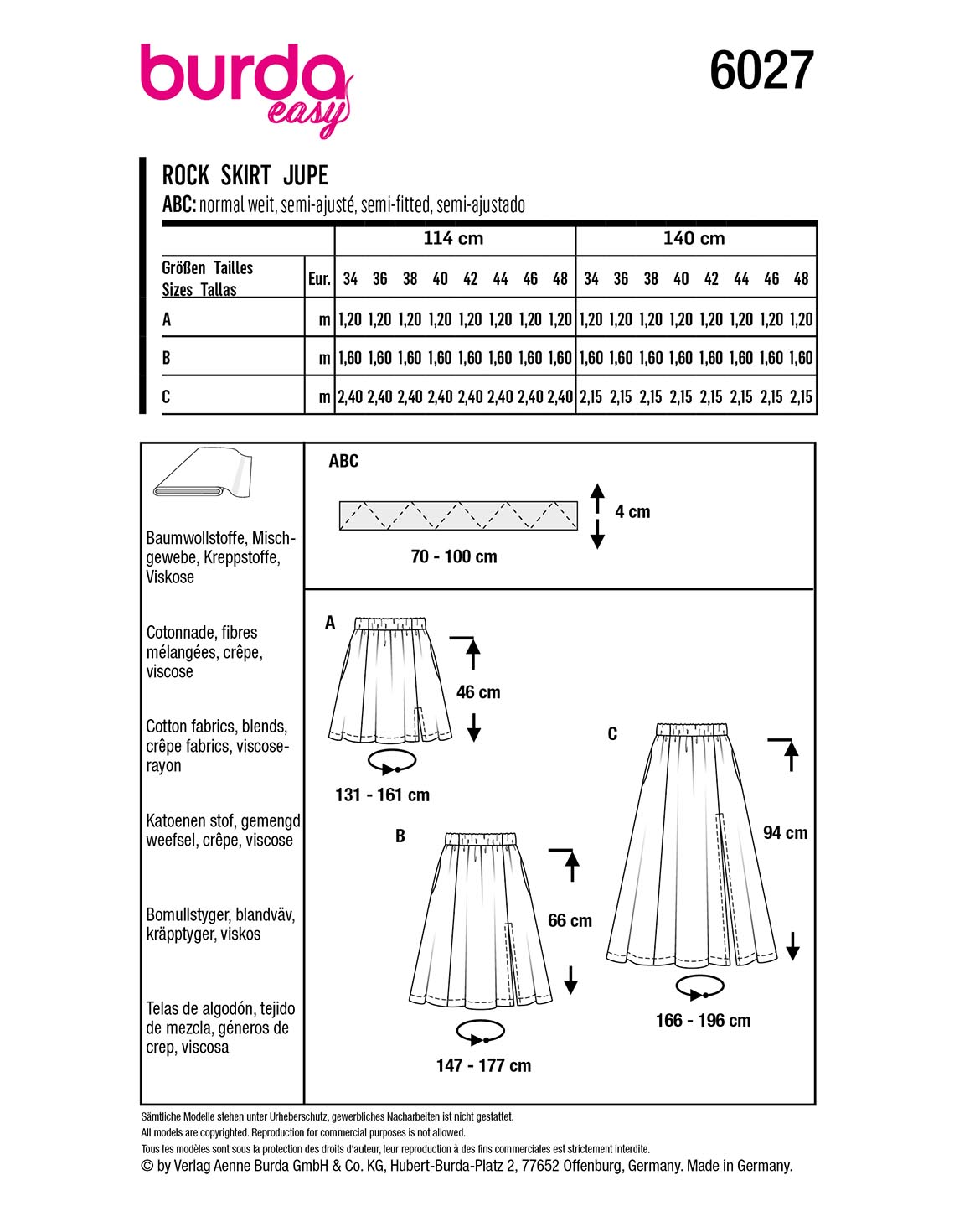 burda Schnittmuster 6027 – Bild 2