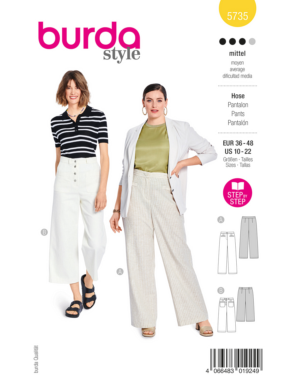 burda Schnittmuster 5735 – Bild 1