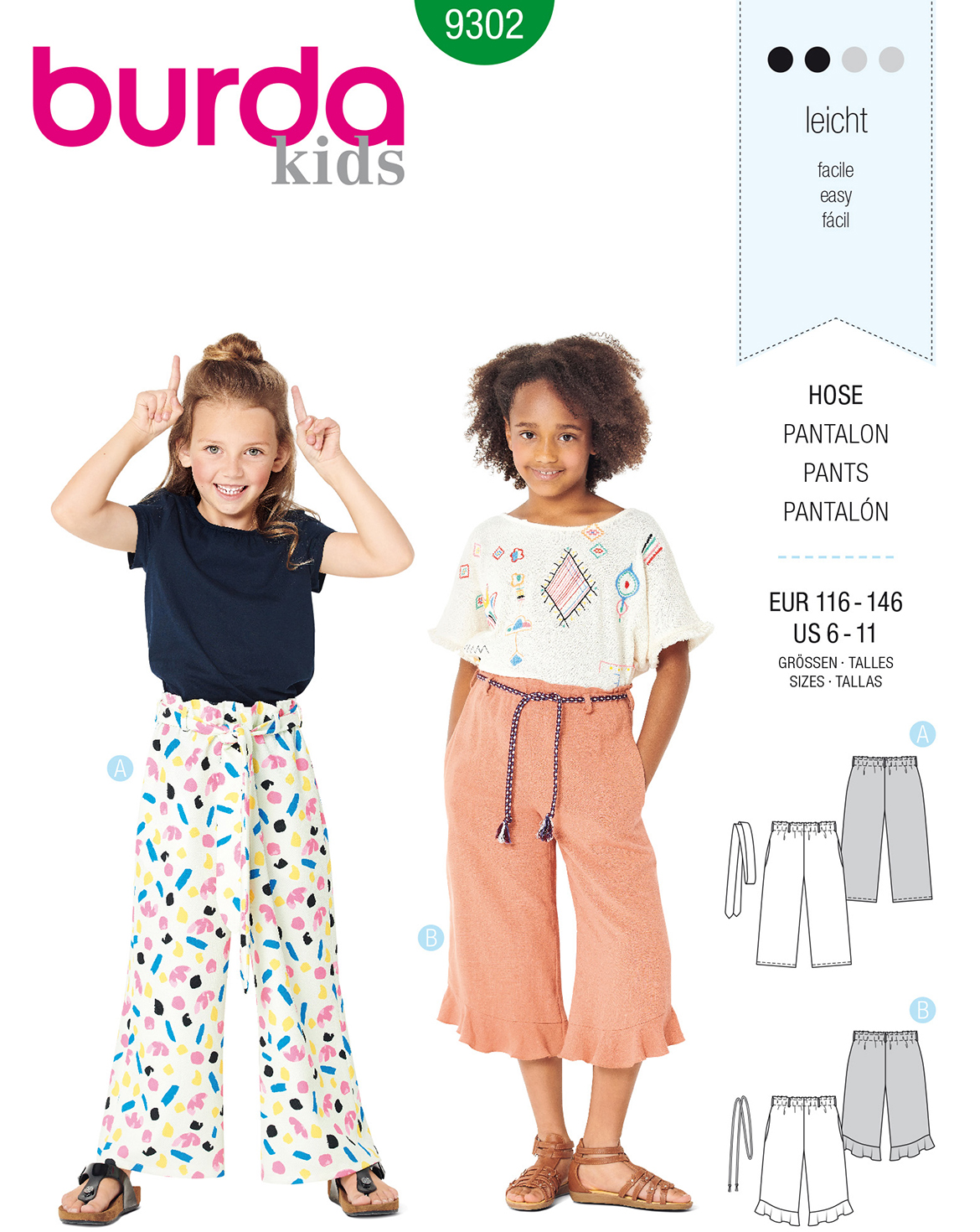 burda Schnittmuster 9302 – Bild 1