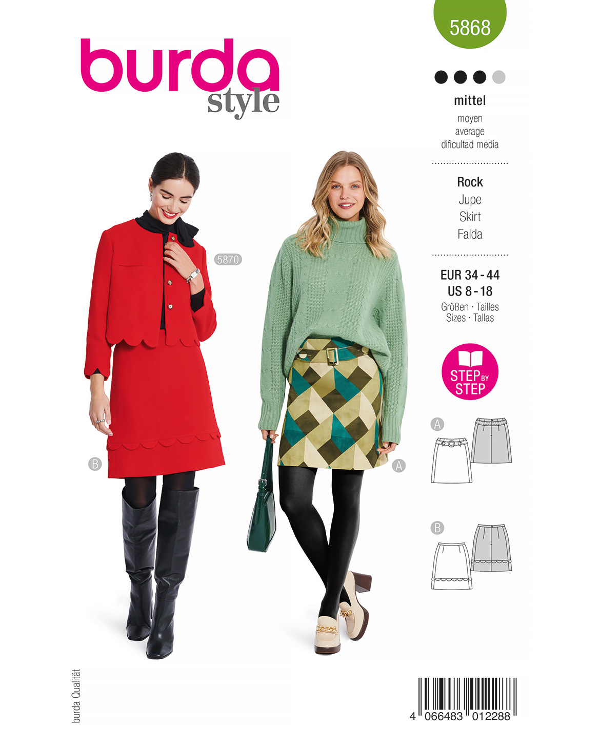 burda Schnittmuster 5868 – Bild 1