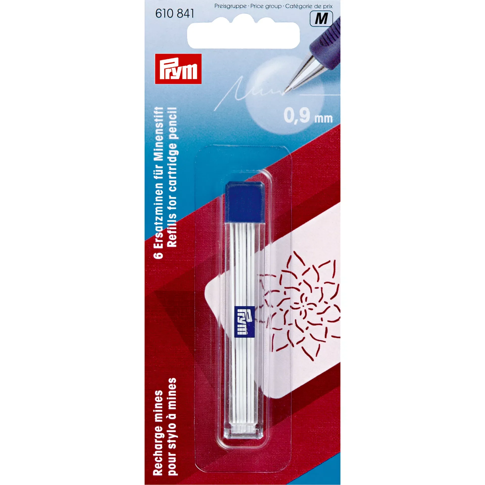 PRYM Ersatzminen für Minenstift weiß 610841