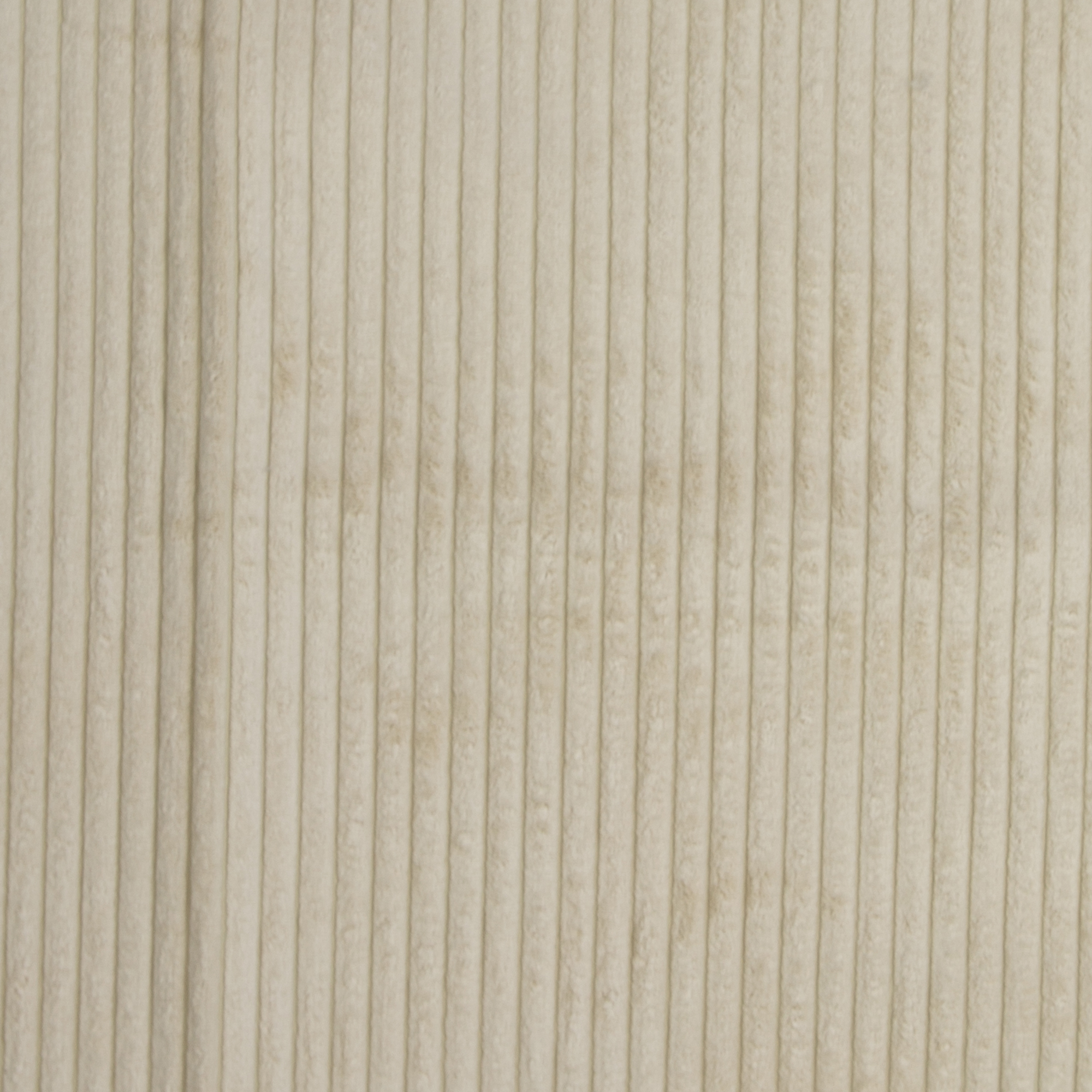 Jumbo Cord Samt Naturweiß – grob gerippter Polyester-Cordsamt