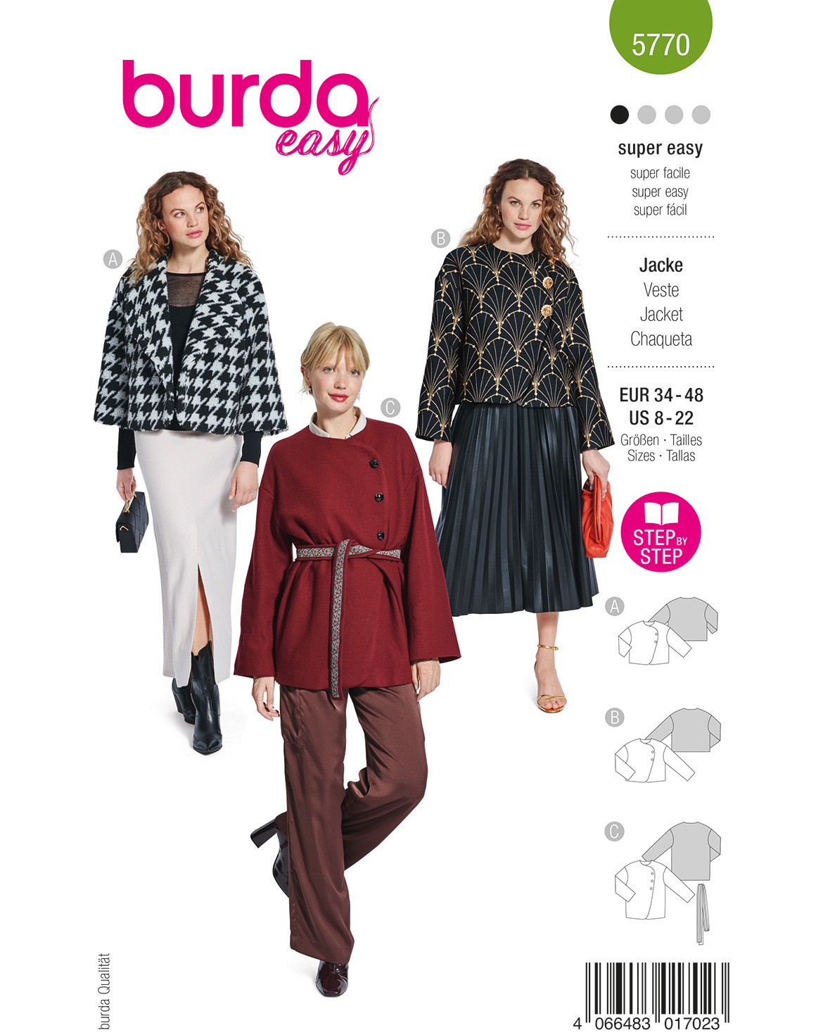 burda Schnittmuster 5770 – Bild 1