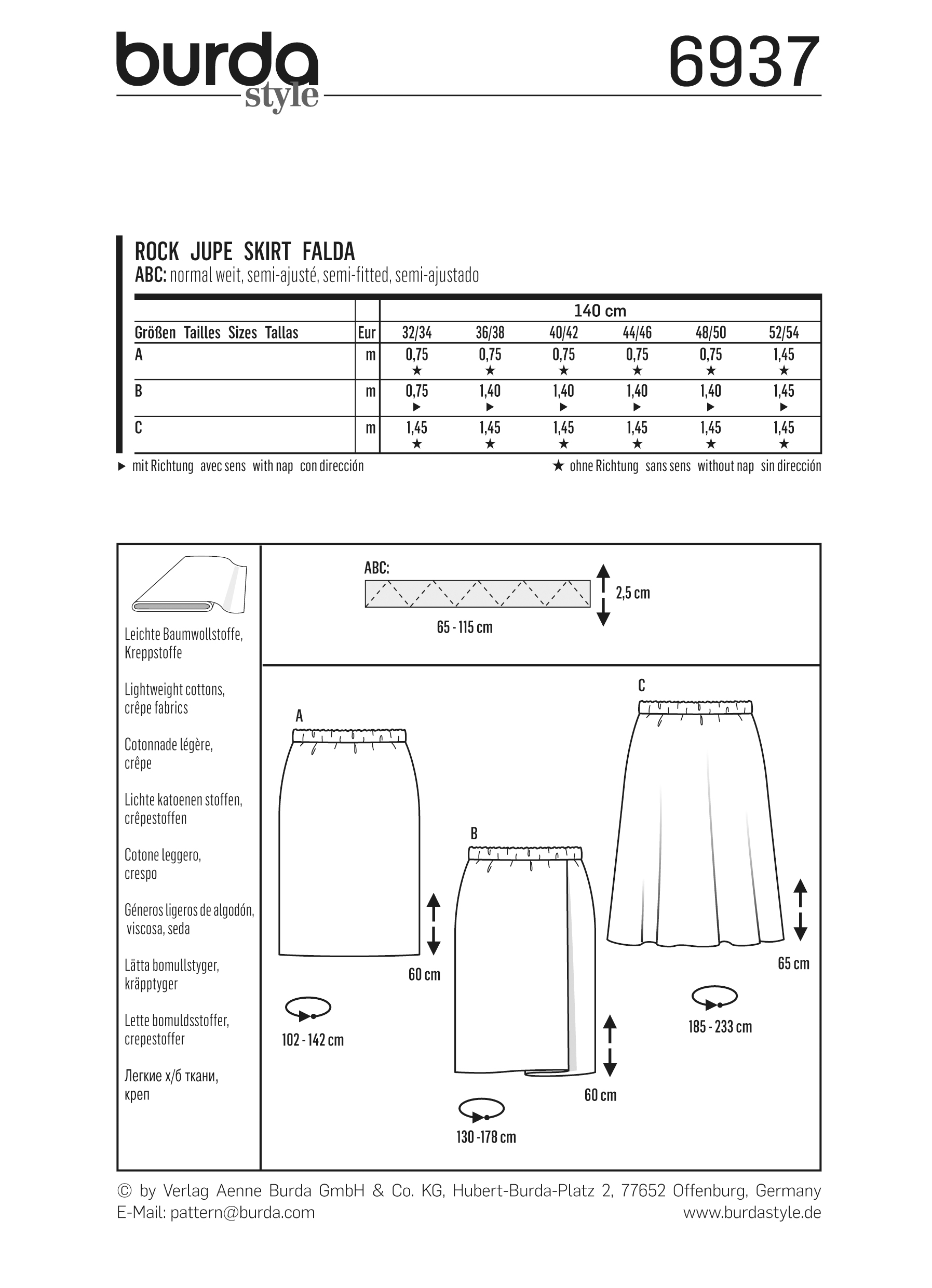 burda Schnittmuster 6937 – Bild 3