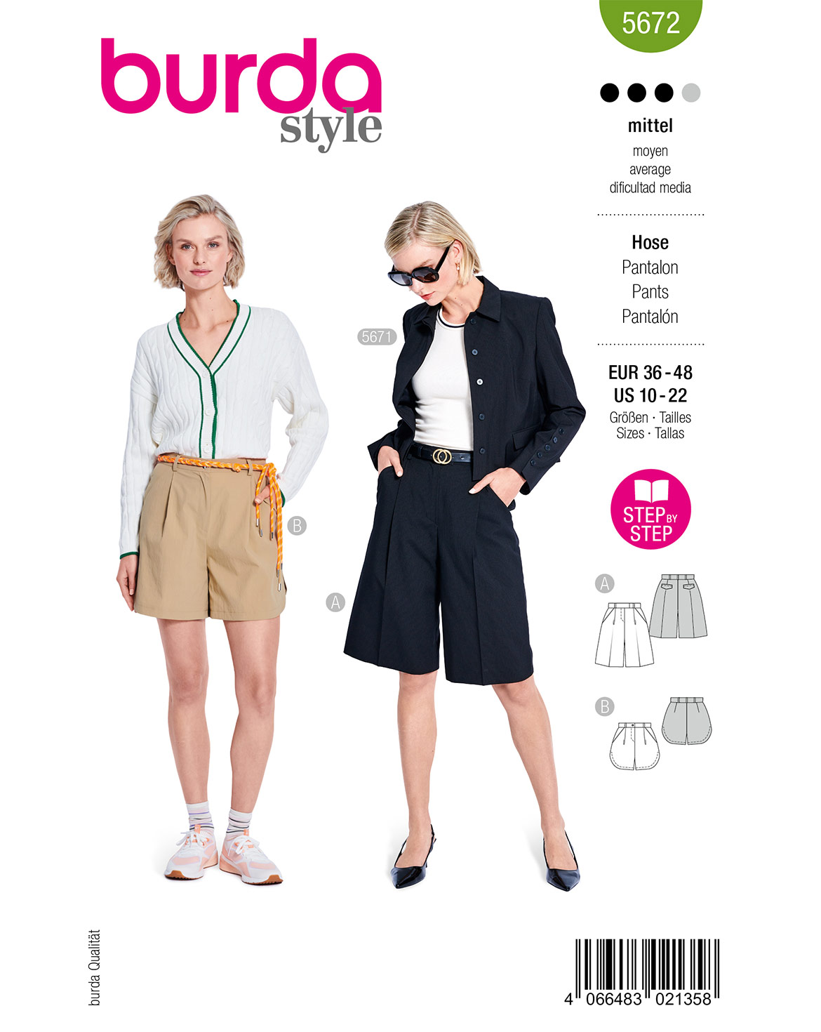 burda Schnittmuster 5672 – Bild 1