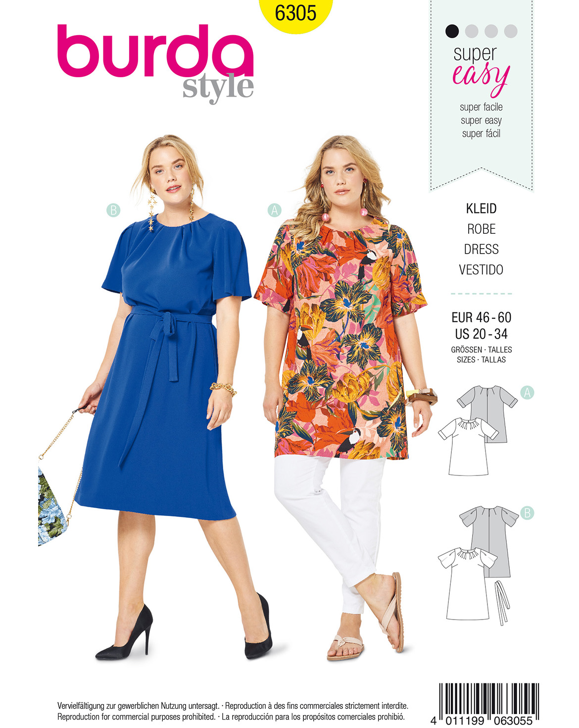 burda Schnittmuster 6305 – Bild 1