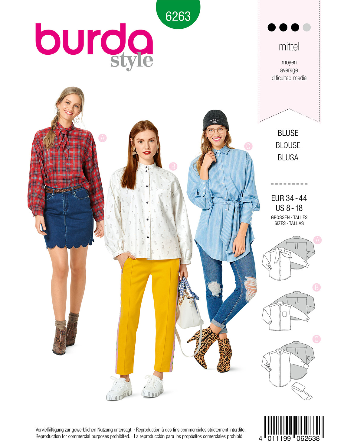 burda Schnittmuster 6263 – Bild 1