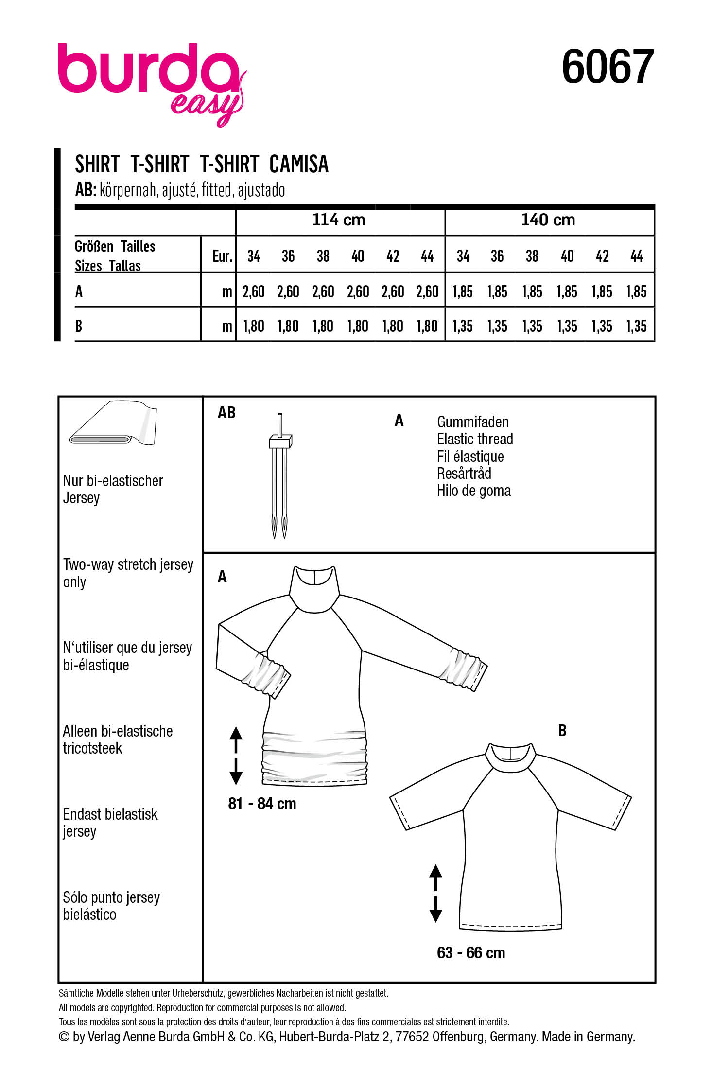 burda Schnittmuster 6067 – Bild 2