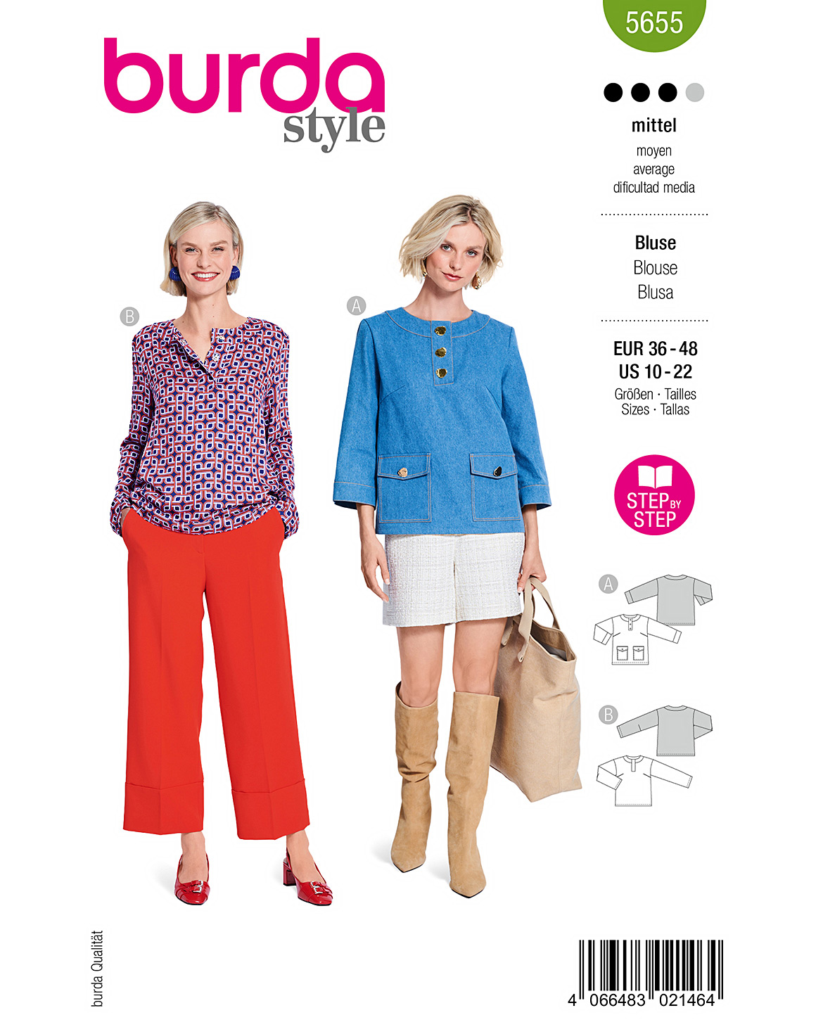 burda Schnittmuster 5655 – Bild 1
