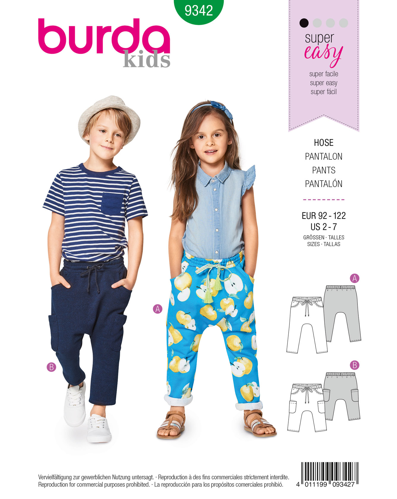 burda Schnittmuster 9342 – Bild 1