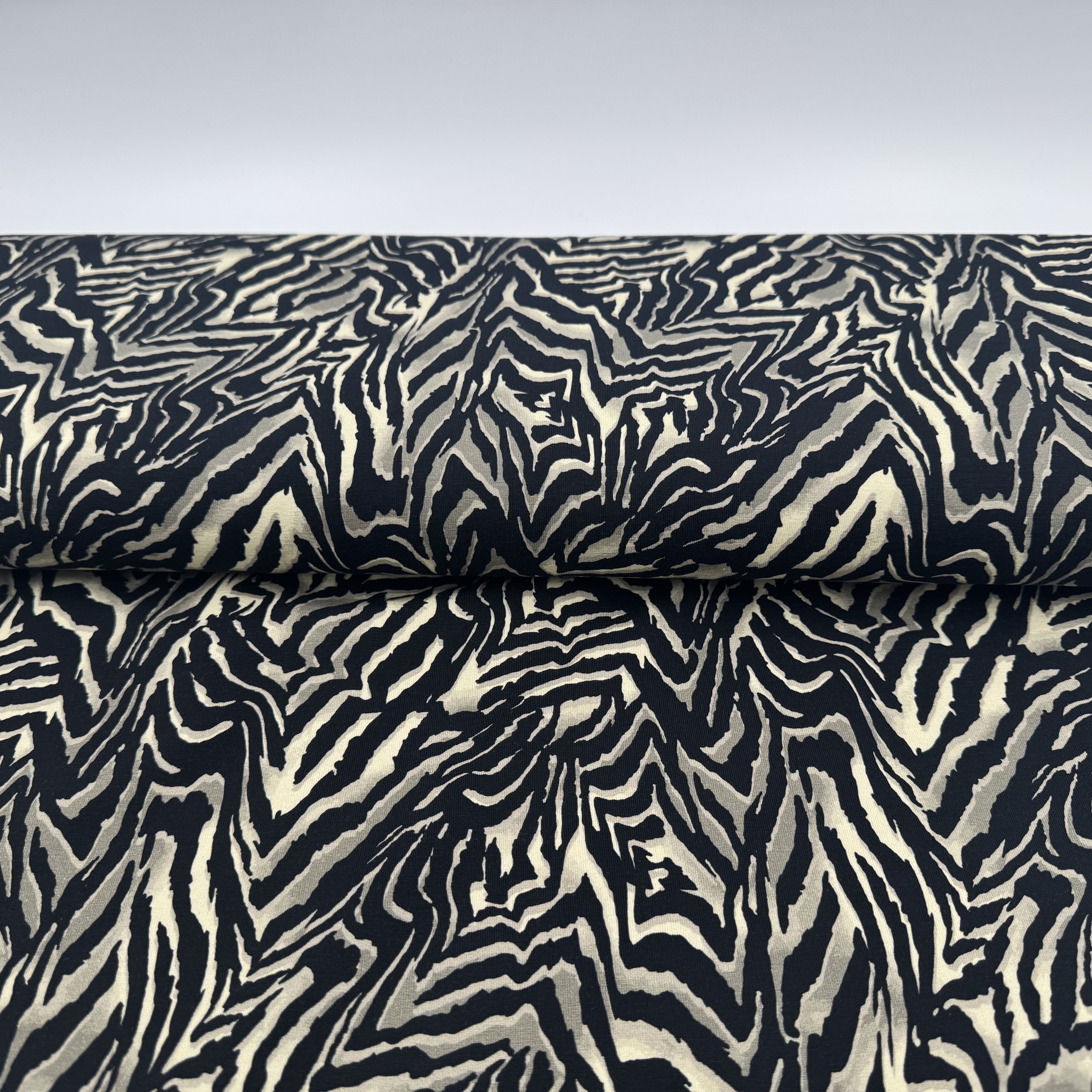 Jersey  Stoff – Zebra Muster - Animal Print 