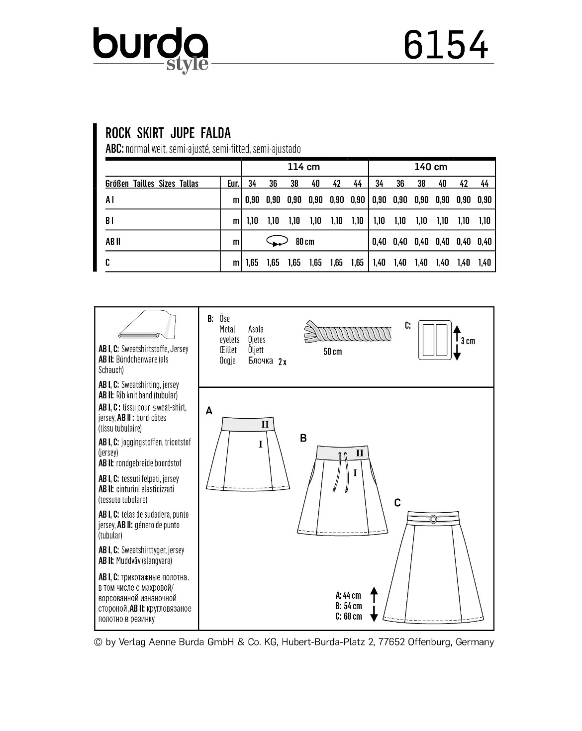 burda Schnittmuster 6154 – Bild 2