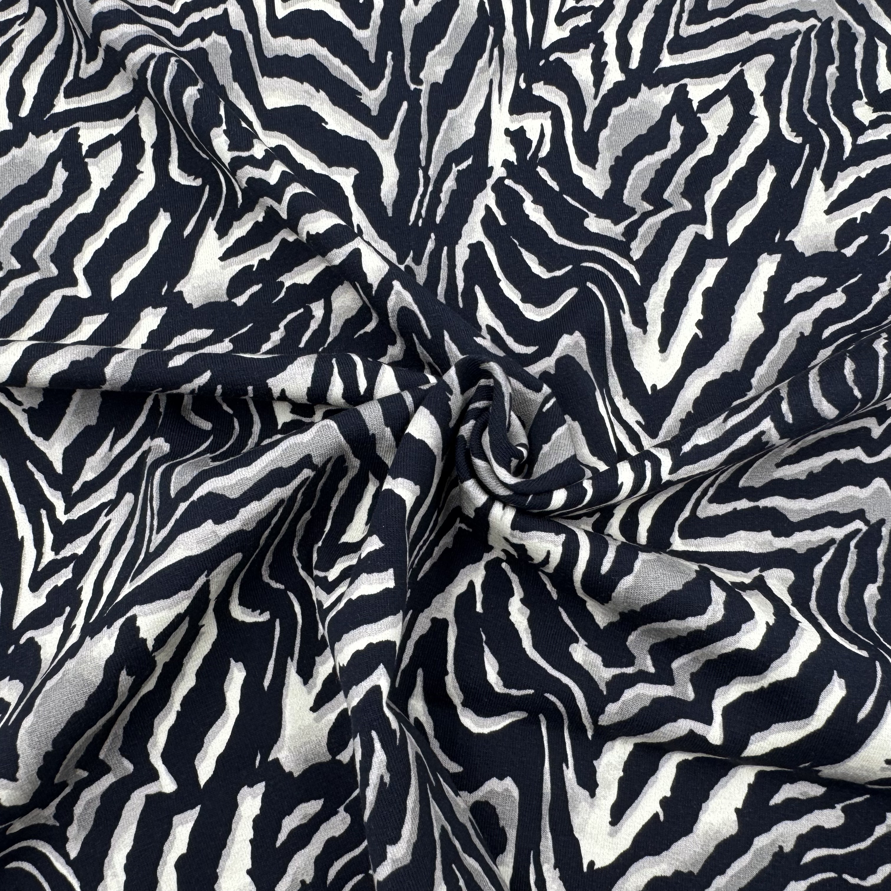 Jersey  Stoff – Zebra Muster - Animal Print 