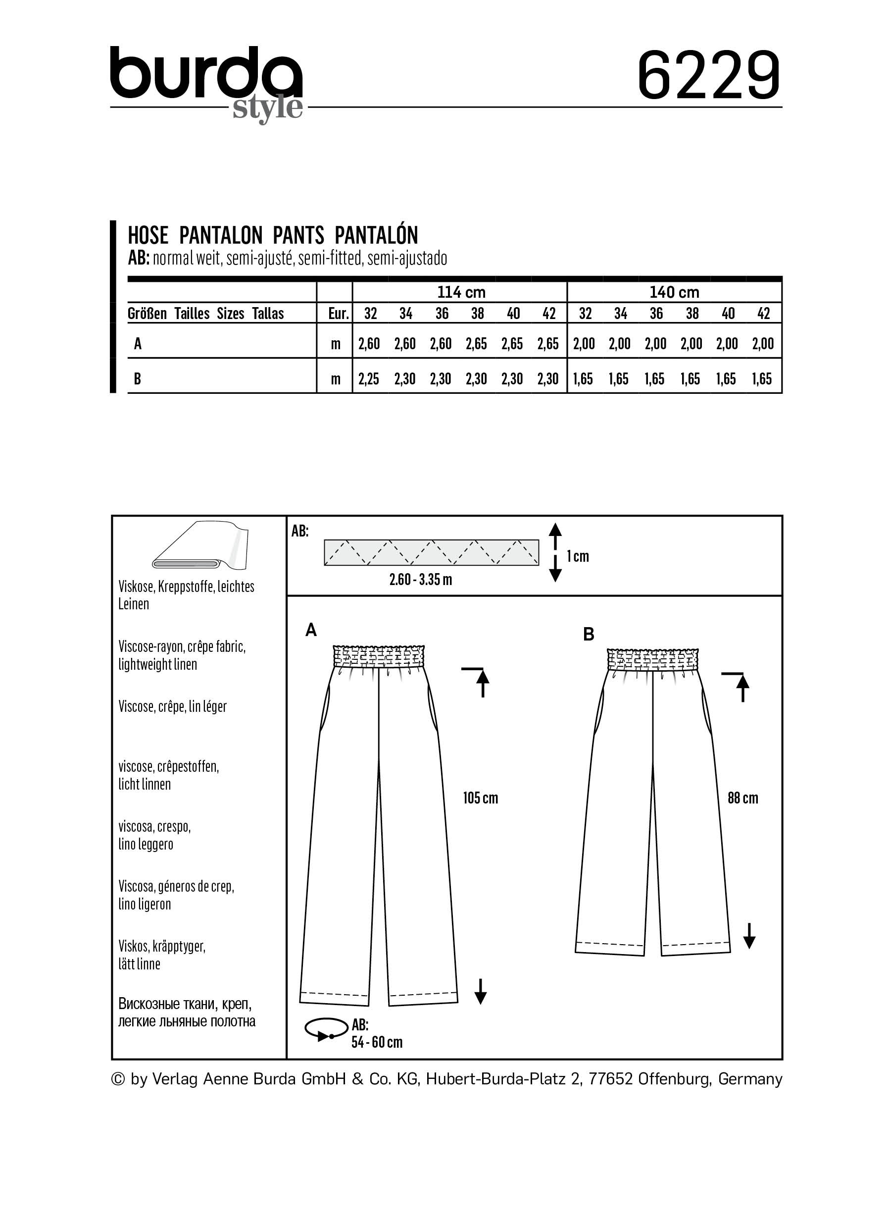 burda Schnittmuster 6229 – Bild 2