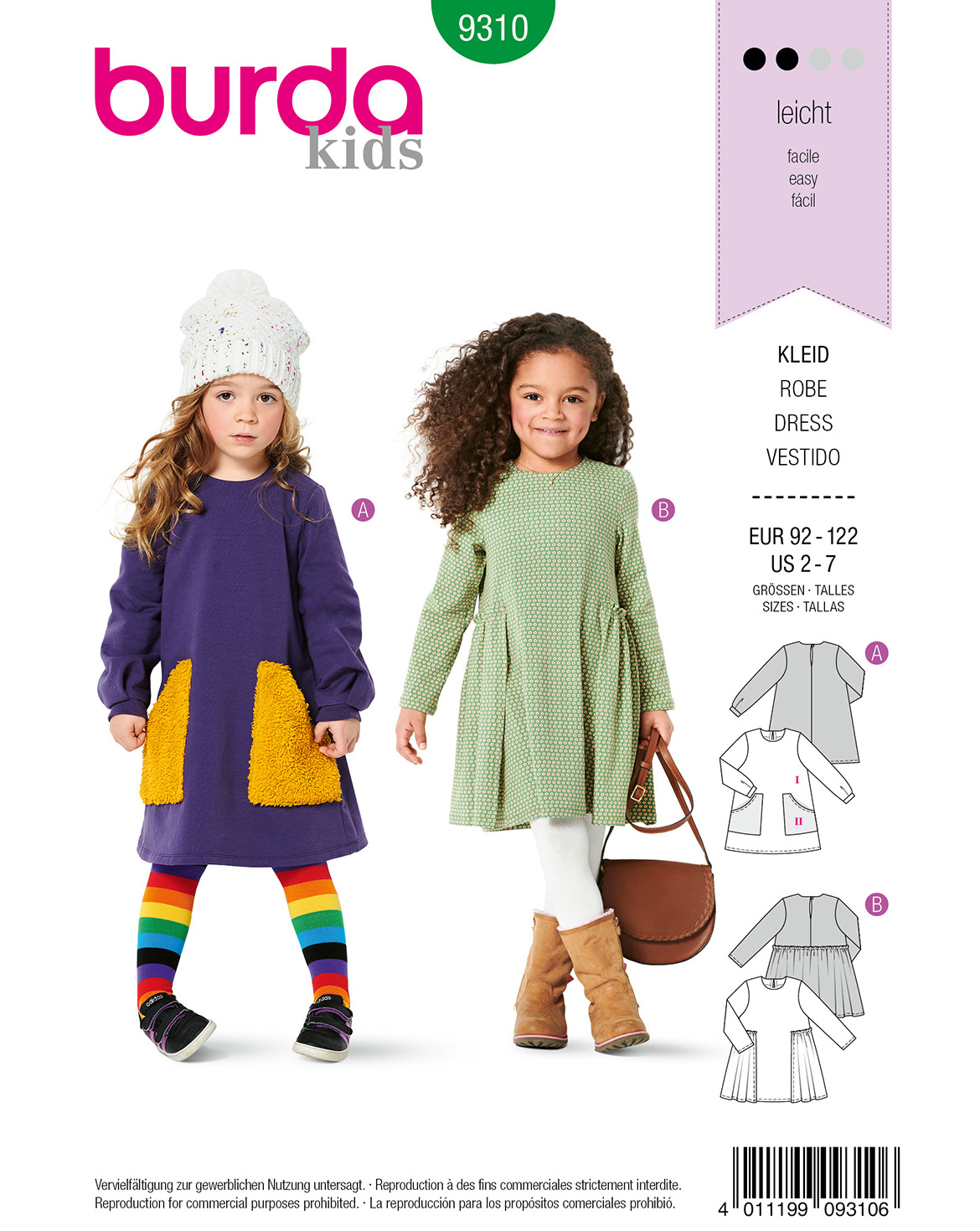 burda Schnittmuster 9310 – Bild 1