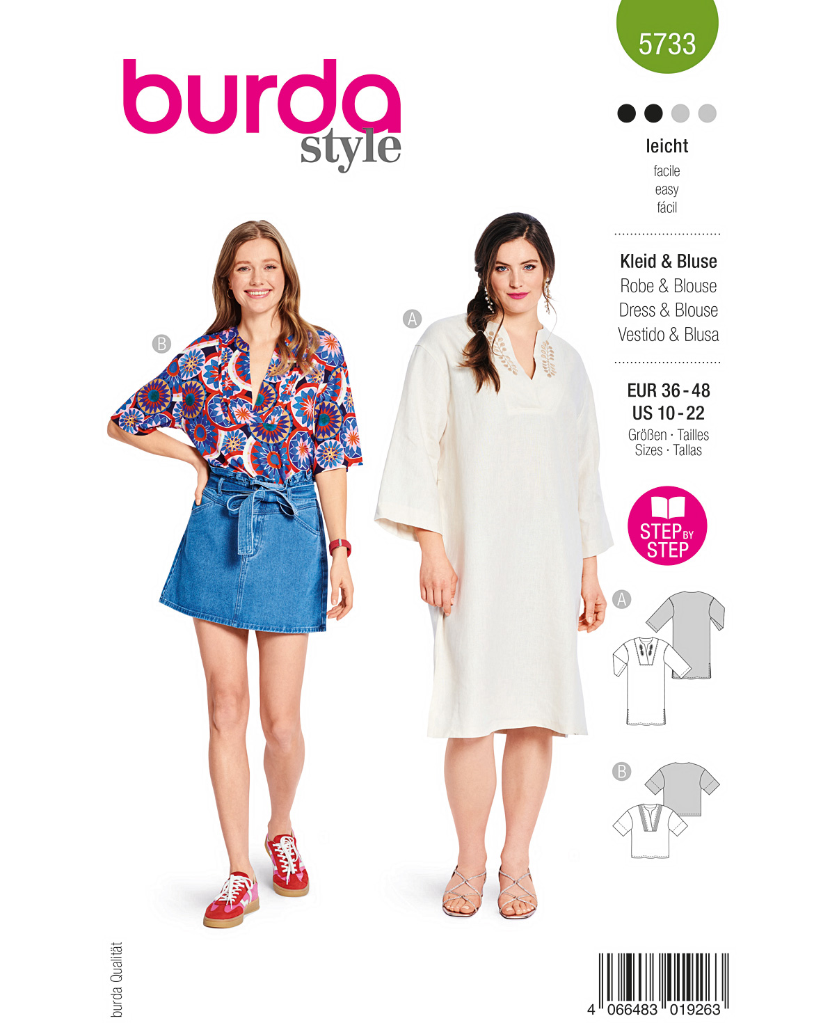 burda Schnittmuster 5733 – Bild 1