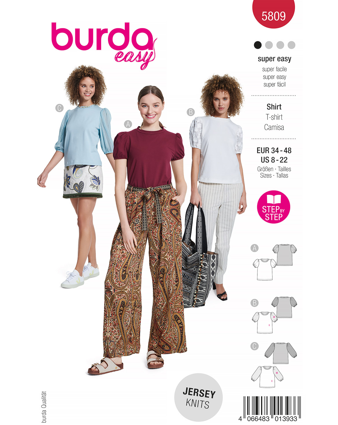 burda Schnittmuster 5809 – Bild 1