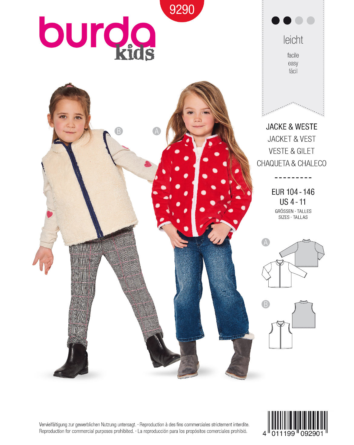 burda Schnittmuster 9290 – Bild 1