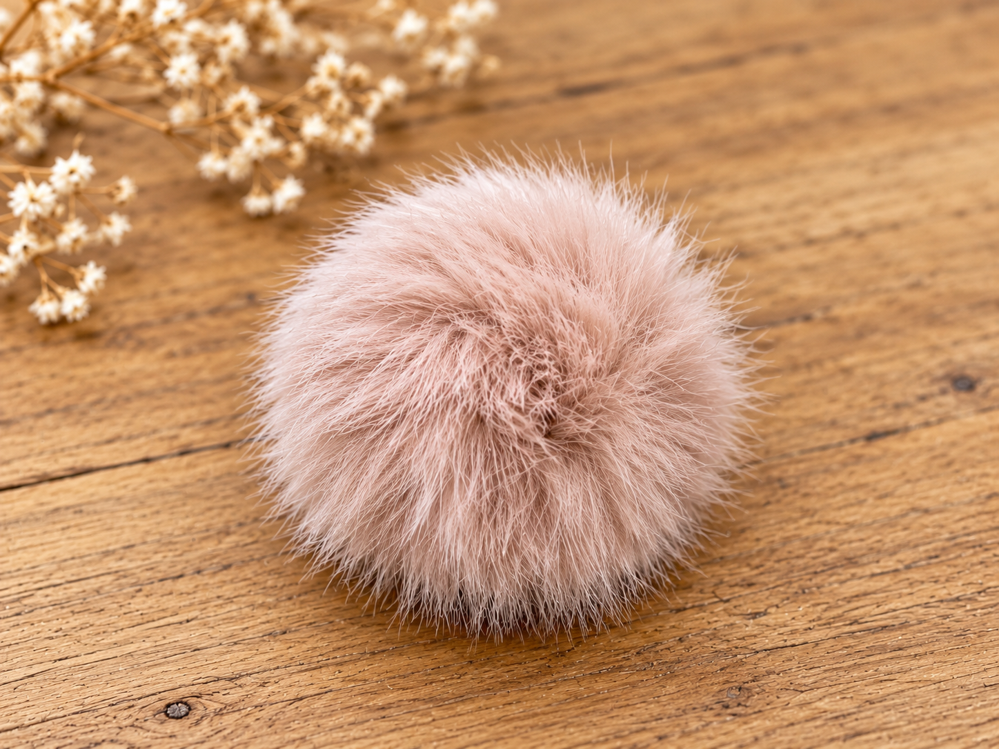 Kunstfell Bommel 3,5 cm Puder