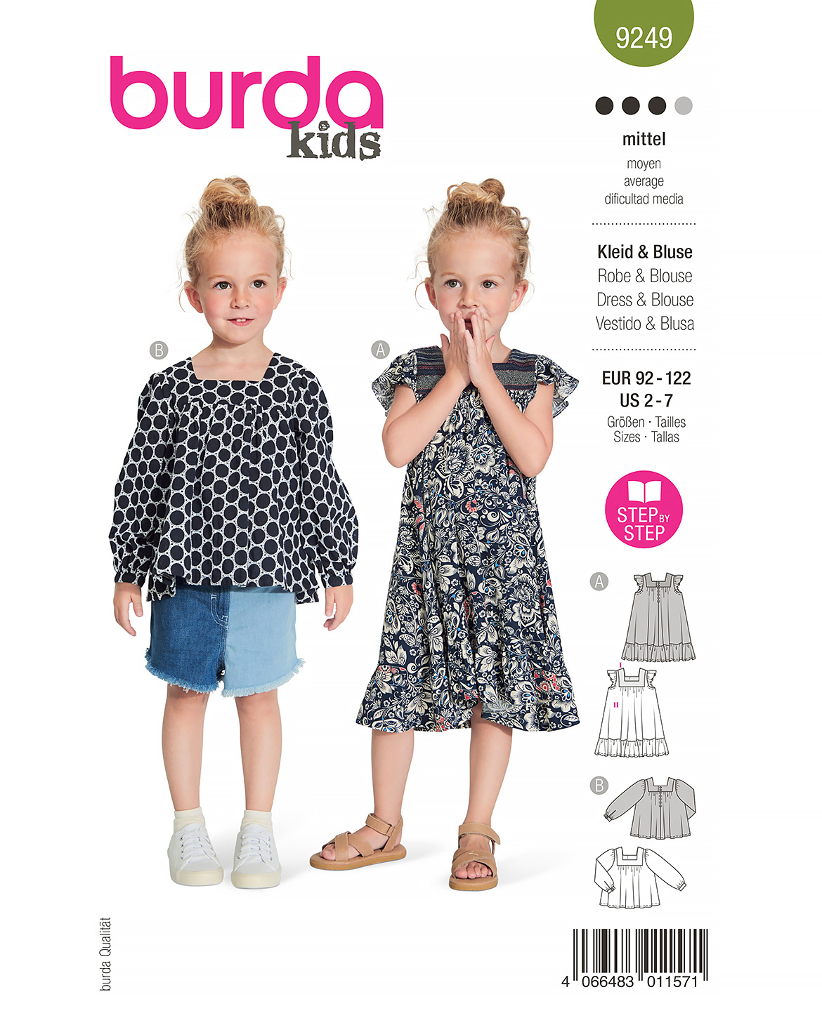 burda Schnittmuster 9249 – Bild 1