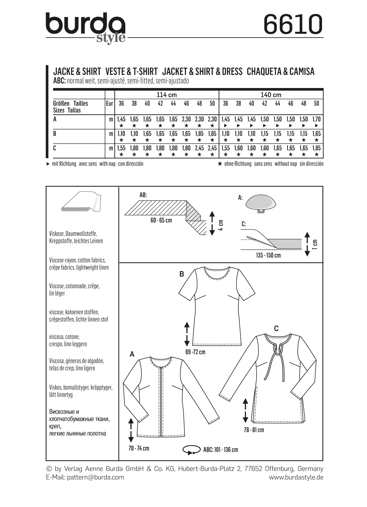 burda Schnittmuster 6610 – Bild 2