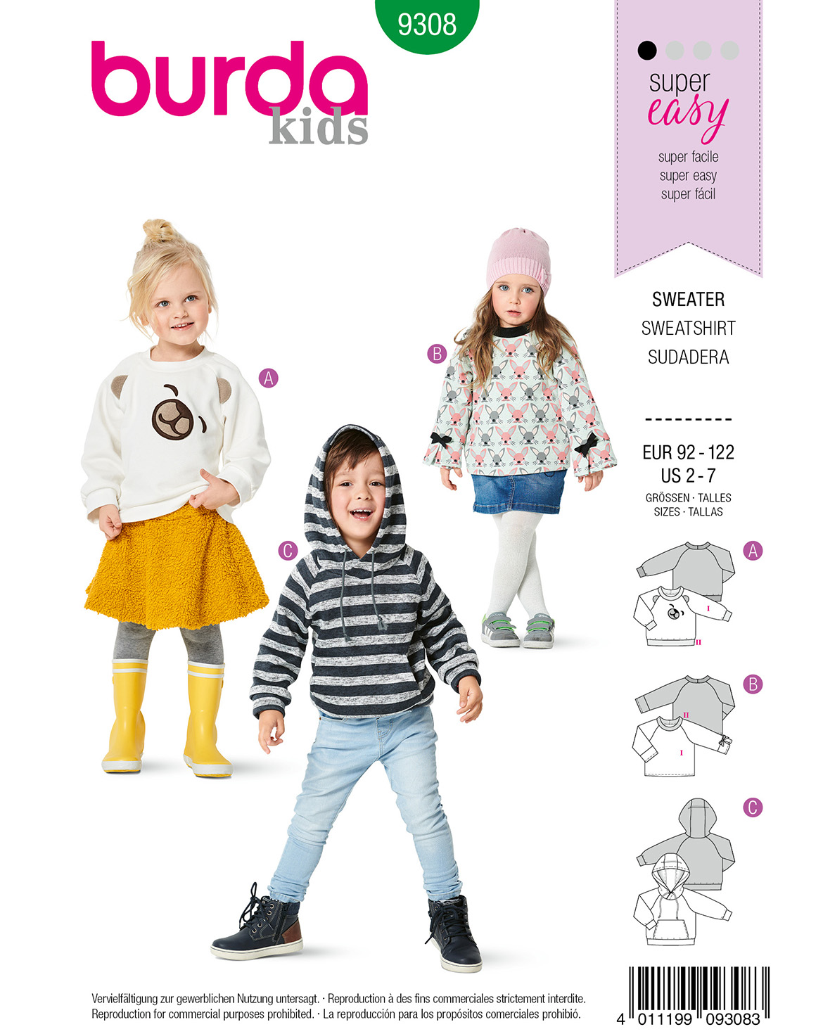 burda Schnittmuster 9308 – Bild 1