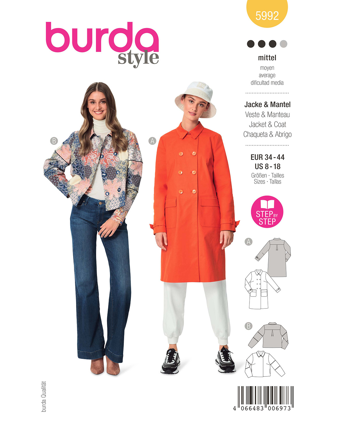 burda Schnittmuster 5992 – Bild 1