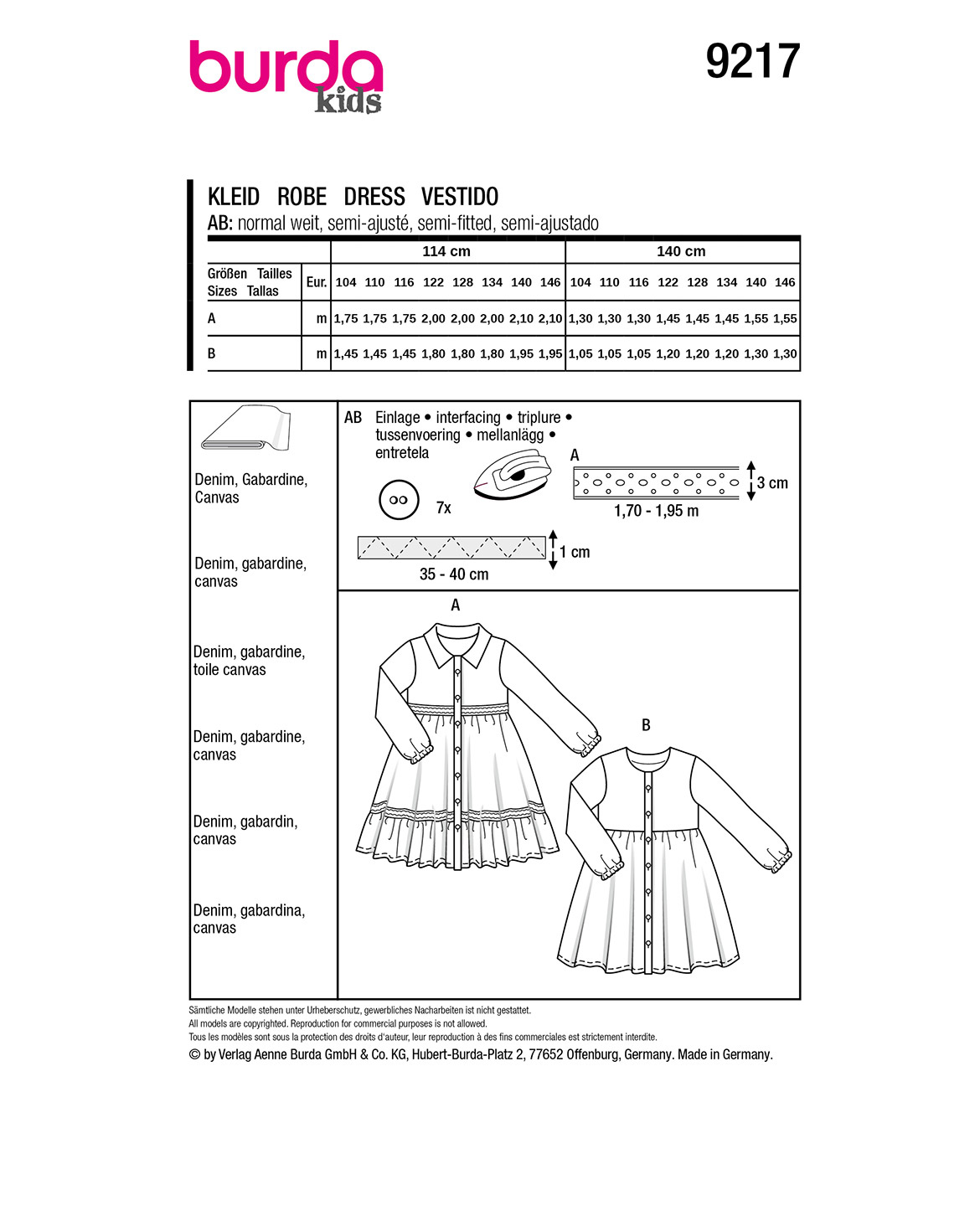 burda Schnittmuster 9217 – Bild 3