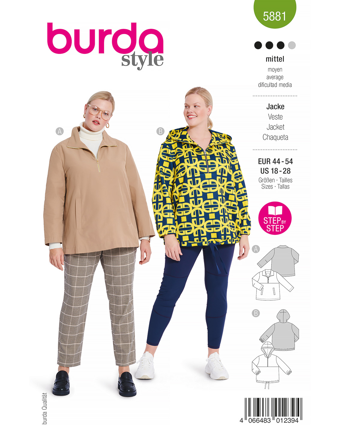 burda Schnittmuster 5881 – Bild 1